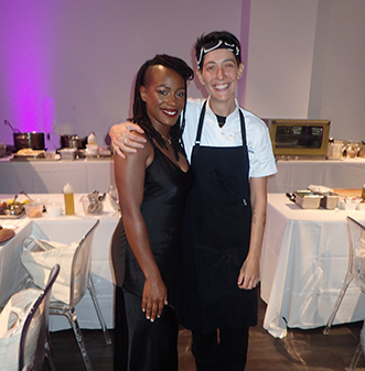 Chef Chrissy Tracey, Chef Fenee Touponce - Greenwich Wine & Food Gala 2022 - photo by Luxury Experience