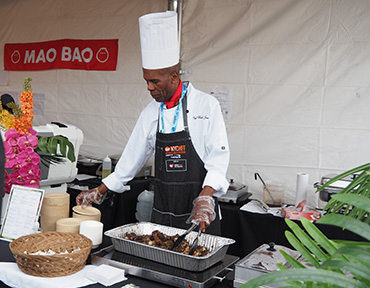 Chef Basil Jones - NYCWFF22 - photo by Luxury Experience