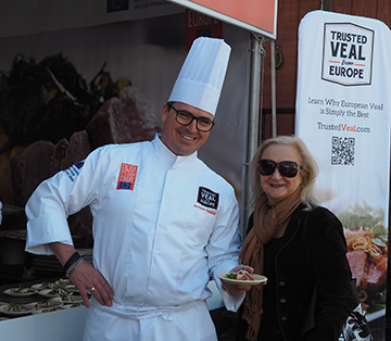 Chef Bastiaan Doesburg and Debra C. Argen - NYCWFF22 - photo by Luxury Experience