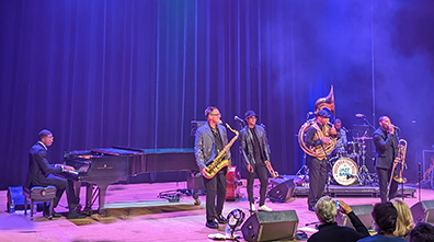 Preservation Jazz Hall Band - Quick Center for the Arts, Fairfield, CT - photo by Luxury Experience