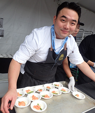 Chef Soogil Lim - NYCWFF22 - photo by Luxury Experience