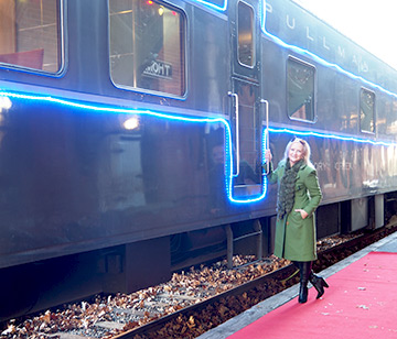 Debra Argen Red Carpet Treatment - Naugatuck Railroad - Thomaston, Ct- photo by Luxury Experience