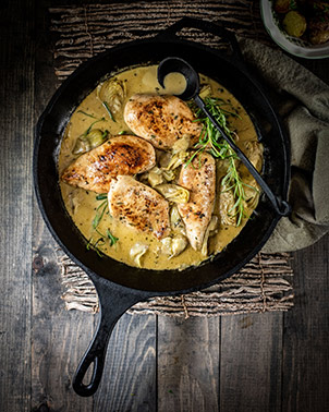 Rosemary Chicken Supreme - A Return to Ireland by Judith McLoughlin