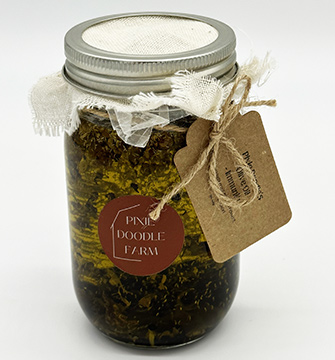 Olive Oil Infuser - Step 2 - Pixie Doodle Farm - photo by Luxury Experience