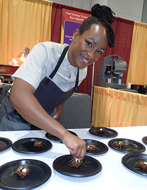 Chef Chrissy Tracey - Sun Wine & Food Fest 2023 - photo by Luxury Experience