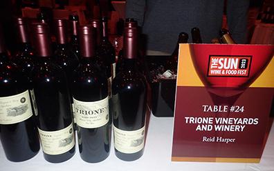 Trione Vineyards - The Sun Wine & Food Fest 2023 - photo by Luxury Experience