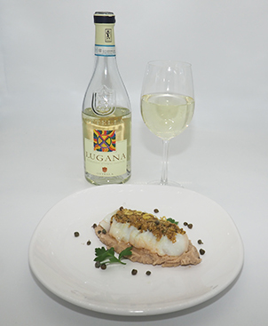 Luxury Experience - Olive Oil Poached Cod Pairing with Lugana DOC 2021 - photo by Luxury Experience