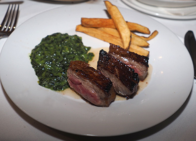 NY Sirloin Steak -  Benny John's Bar and Grill NYC - photo by Luxury Experience