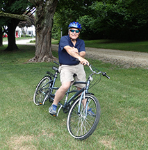 Edward Nesta - Tandem Bicycle - The Homestead Madiison, CT - photo by Luxury Experience
