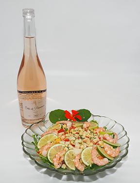 Luxury Experience - Shrimp, Scallop Seafood Salad