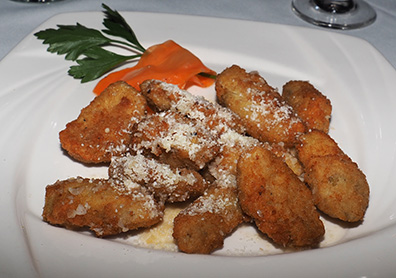 Artichoke Hearts Milanese - Cafe Allegre - Madison, CT - photo by Luxury Experience