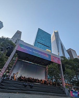 NYCO - Bryant Park Picnic Performances - photo by Luxury Experience