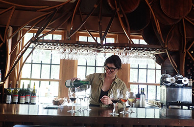 Kerry Ann at Chamard Vineyard & Bistro - Clinton, NY - photo by Luxury Experience