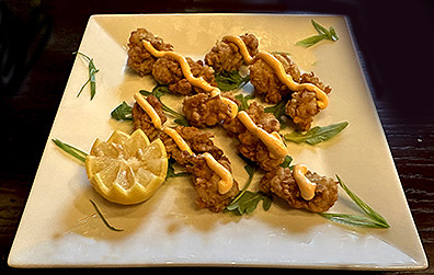 Fried Oysters - La Foresta Restuarant & Wine Bar - Killingworth, CT - photo by Luxury Experience