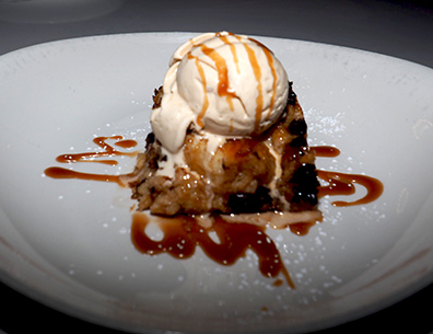 Downtown Bread Pudding - The Table at 3 Acres, JC - photo by Luxury Experience