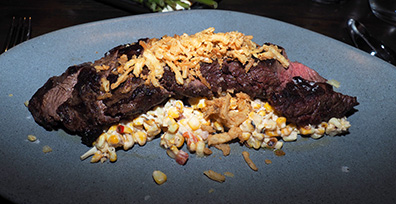 Grilled Hanger Steak - Apopos Restaurant & Bar - Photos by Luxury Experience