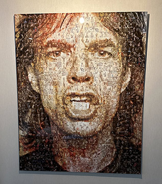 Mick Jagger art work - J House Greenwich, Greenwich, CT USA - photo by Luxury Experience