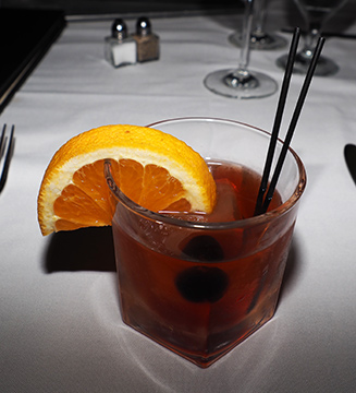 Old Fashion cocktail - Tony's at The J House - photo by Luxury Experience