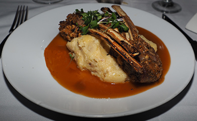 Colorado Rack of Lamb - Tony's at The J House, Greenwich, CT - photo by Luxury Experience
