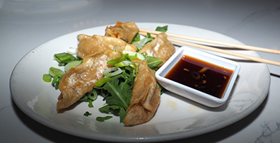 Veggie Dumplings- The Table at 3 Acres, JC - photo by Luxury Experience