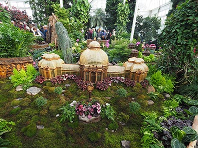 Enid A. Haupt Conservatory - NY Botanical Gardens Train Show 2023 - photo by Luxury Experience