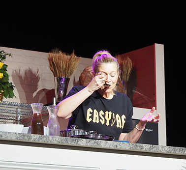 Chef Amanda Freitag - The Sun Wine & Food Fest - Mohegan Sun 2024 -photo by Luxury Experience