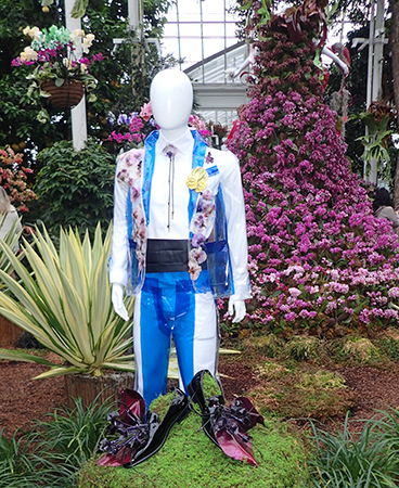 NY Botanical Orchid Show - Florals in Fashion