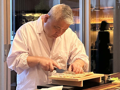 Chef Chikara Sono - photo by Luxury Experience