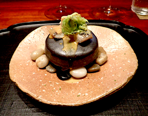 Yakimono - Grilled Beltfish on Hot Stone with Fermented Bonito Belly Sauce - photo by Luxury Experience