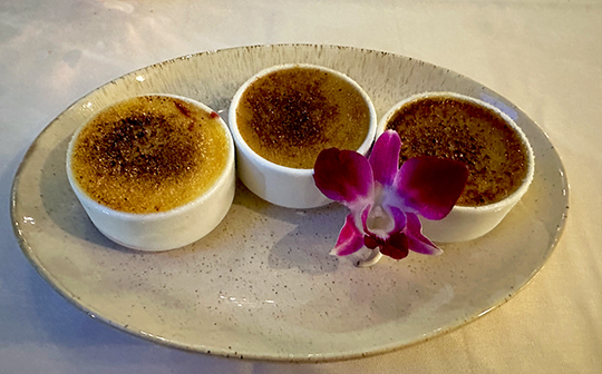 Créme Brûlée Trio - Hartford Flavor Cocktail Parlour - photo by Luxury Experience