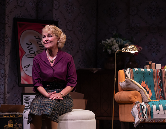 Kelly McAndrew in SIDEKICKED at Dorset Theatre Festival