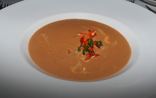 Lobster Bisque - Perrine at Pierre NY - photo by Luxury Experience