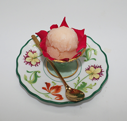 Luxury Experience - Moroccan Rose Grapefruit Sorbet - photo by Luxury Experience