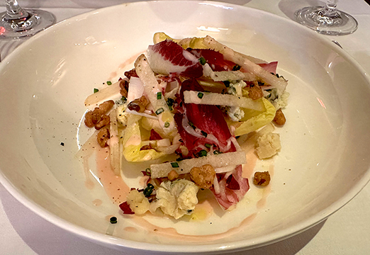 Salade D'Endives - Perrine at The Pierre NY - photo by Luxury Experience