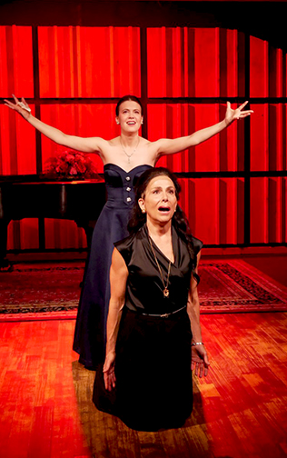 Heidi Giberson & Irene Glezos - Music Theatre of Connecticut - Master Class - photo by Alex Mongillo