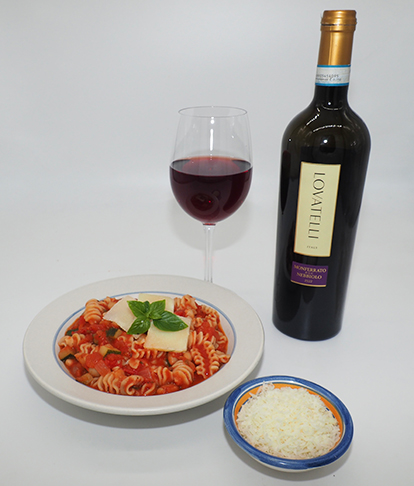 Luxury Experience - Pasta Fagioli wine pairing - photo by Luxury Experience