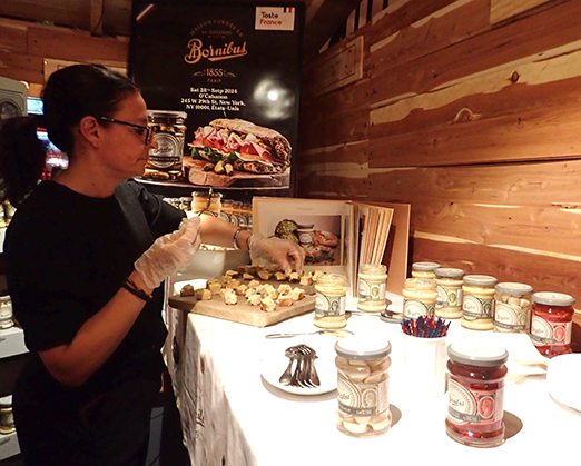 Taste France Pop-Up Marché - Sample Bornibus products - photo by Luxury Experience