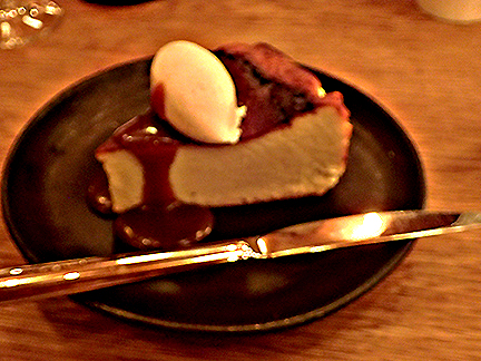 Cheesecake - Upland Restaurant NYC - photo by Luxury Experience