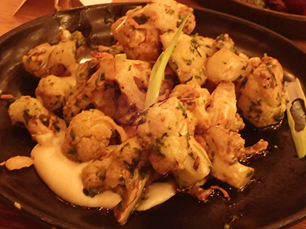 Roasted Cauliflower - photo by Luxury Experience