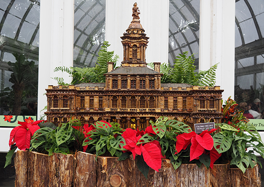 City Hall - NY Botanical Gardens Train Show 2024 - photo by Luxury Experience