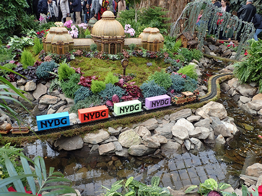 Conservatory - NY Botanical Gardens Train Show 2024 - photo by Luxury Experience