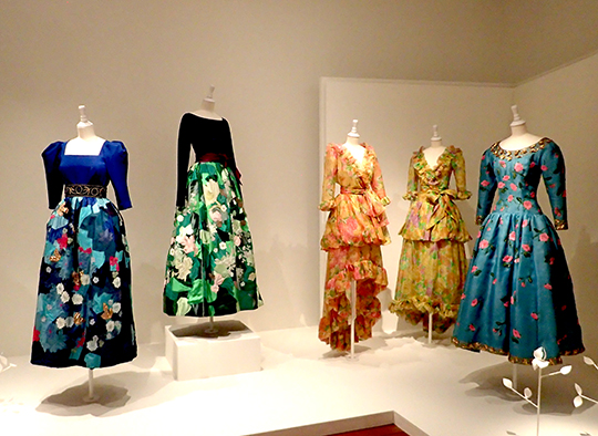 Musée YSL Floral Fashions exhibit - photos by Luxury Experience