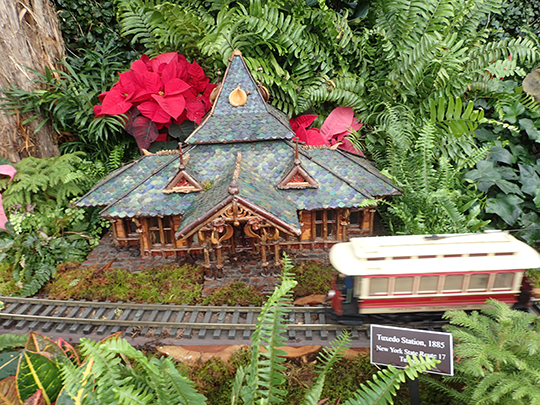 Tuxedo Station - NY Botanical Gardens Train Show 2024 - photo by Luxury Experience