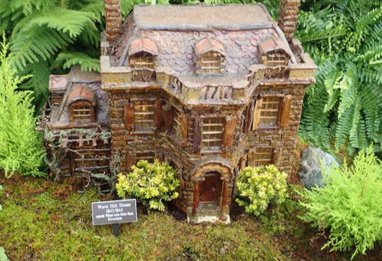 Wave Hill House - NY Botanical Gardens Train Show 2024 - photo by Luxury Experience