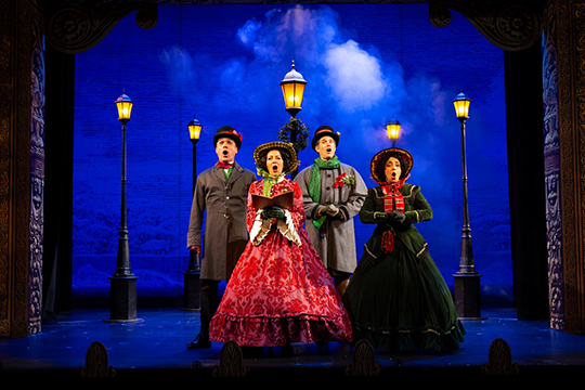 WCP A Sherlock Carol - Dan Domingues, Isabel Keating, Joe Delafield, Sharone Sayegh - photo by Charles Erickson