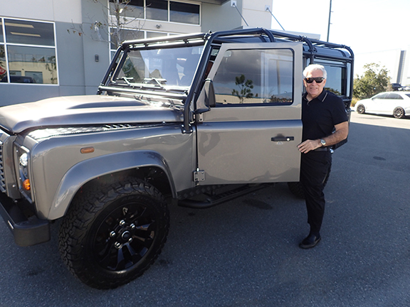 Edward F. Nesta - Custom Defender 110 test drive - photo by Luxury Experience