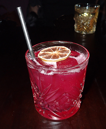 Hibiscus Margarita - AKB, a hotel bar - photo by Luxury Experience