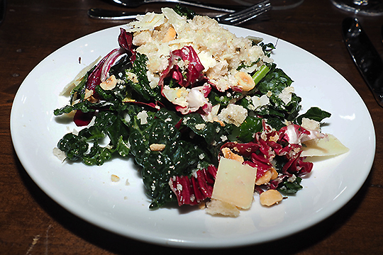 Insalata Di Cavolo Nero - City Winery Hudson - photo by Luxury Experience