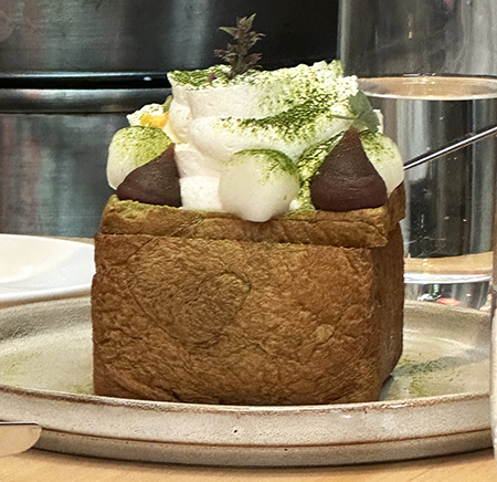 Matcha Molten French Toast - Momoya SoHo NYC - photo by Luxury Experience