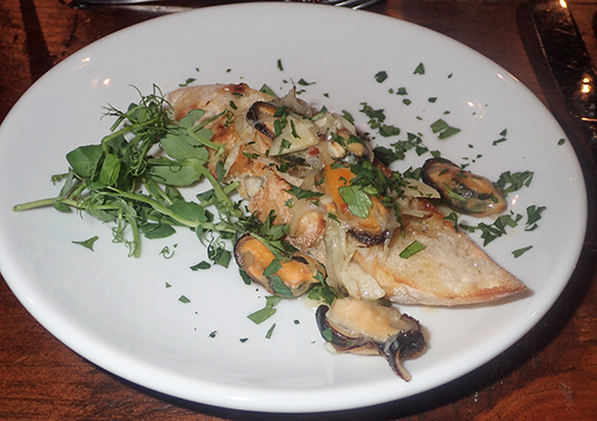 Mussel Crostini - City Winery Hudson - photo by Luxury Experience